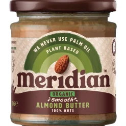 Meridian Smooth Almond Butter with a Pinch of Sea Salt 170g
