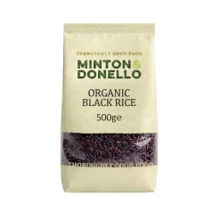 Minton & Donello Organic Black Rice 500g