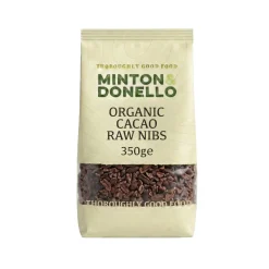 Minton & Donello Organic Cacao Raw Nibs 350g