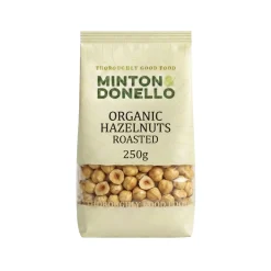 Minton & Donello Organic Hazelnuts 250g