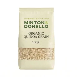 Minton & Donello Organic Quinoa Grain 500g