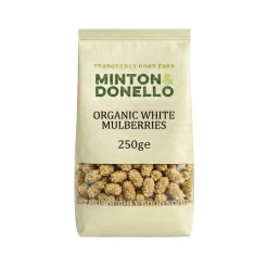 Minton & Donello Organic White Mulberries 250g
