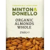 Minton & Donello Organic Whole Almonds 250g