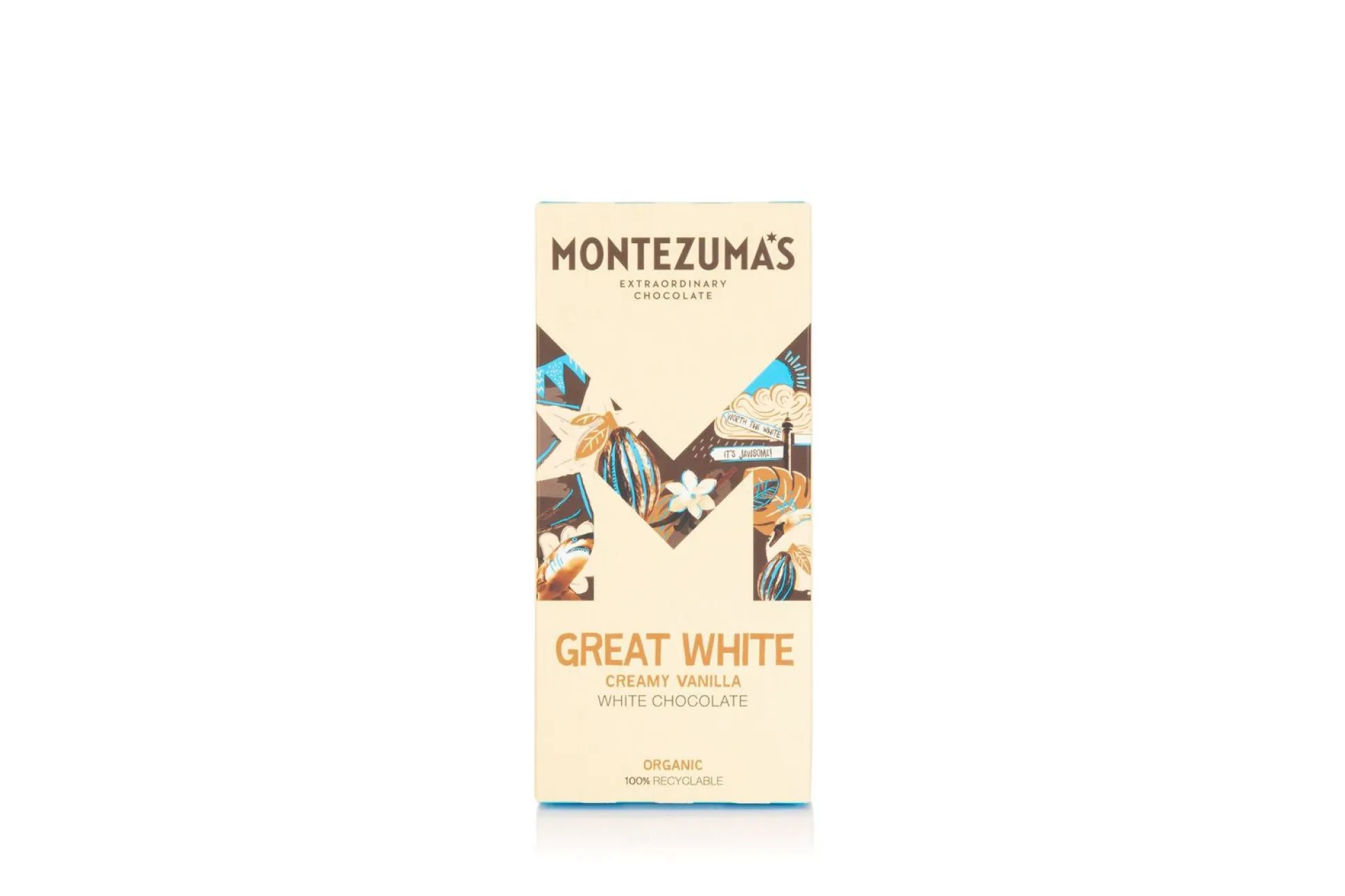 Montezuma's Great White Bar 90g