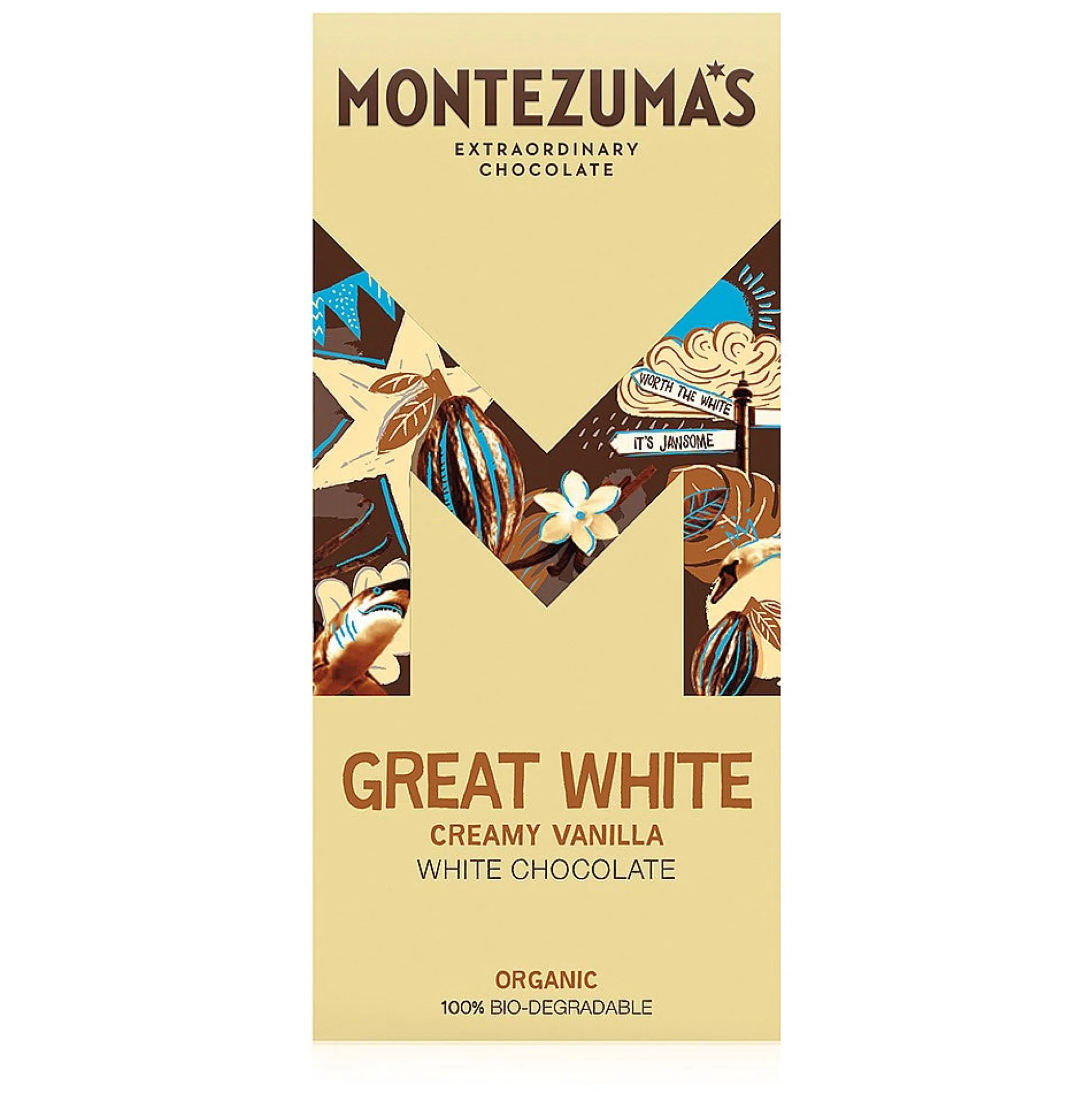 Montezuma's Great White Bar 90g