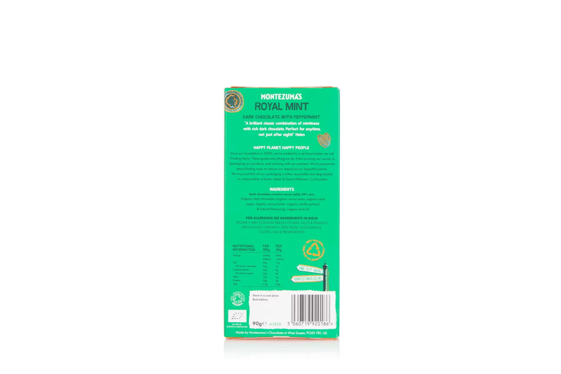 Montezuma's Royal Mint Bar 90g