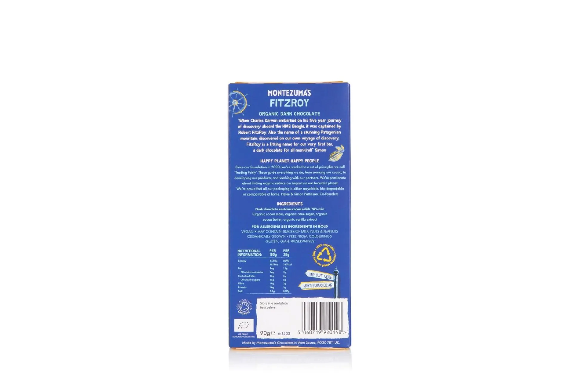 Montezuma's Very Dark Bar 90g