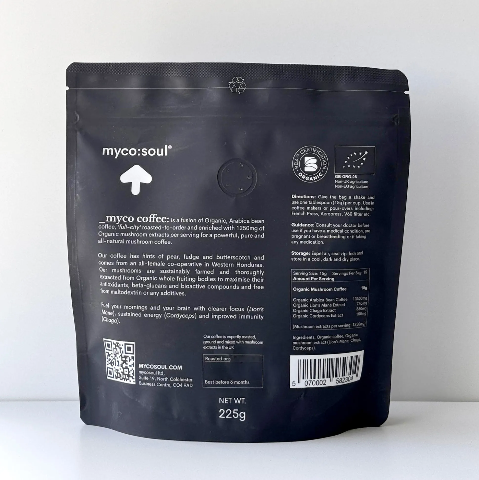 Myco:Soul Myco Coffee 225g