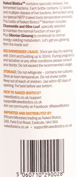 Naked Biotics Daily Maintain 500ml