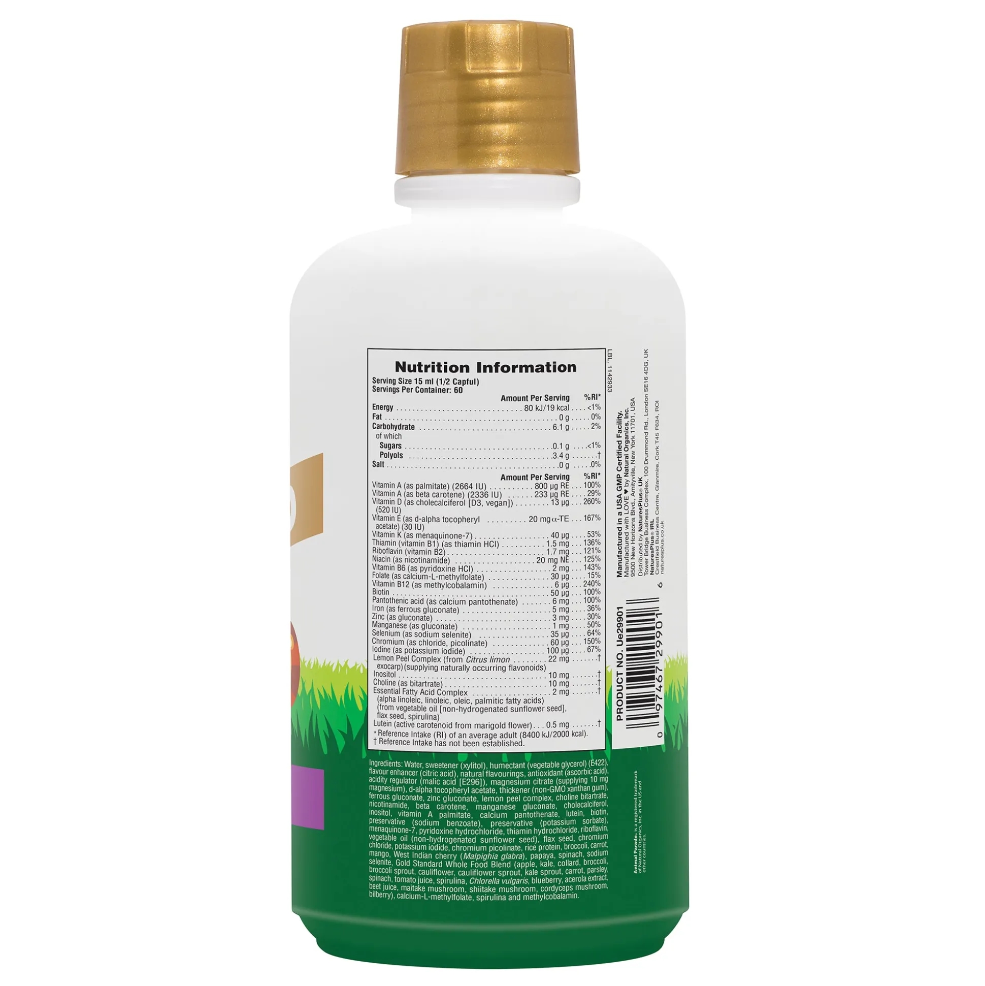 Nature's Plus Animal Parade GOLD Multivitamin Children’s Liquid 900 ml