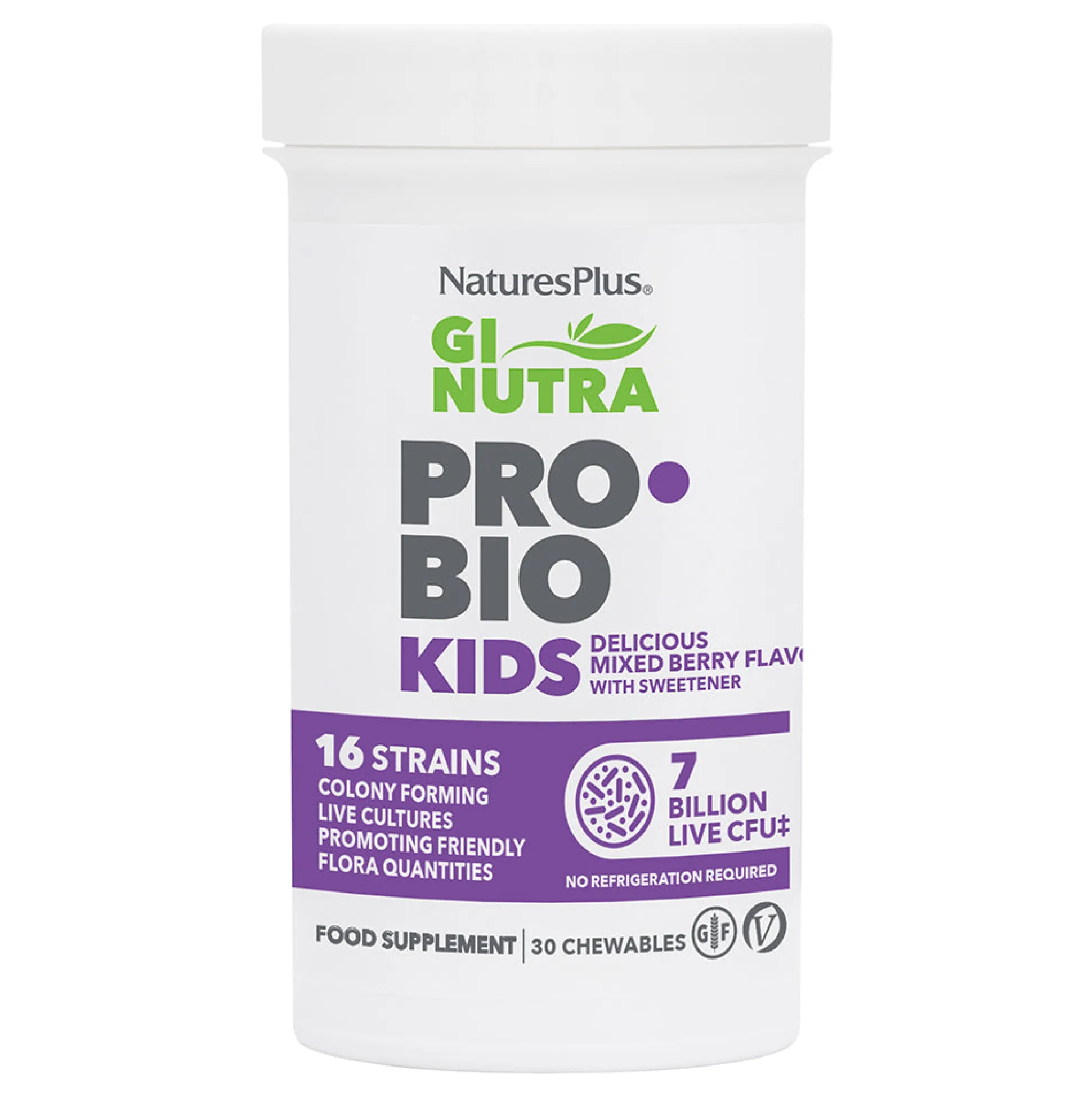 NaturesPlus Gi Nutra Pro-Bio Kids 30 caps