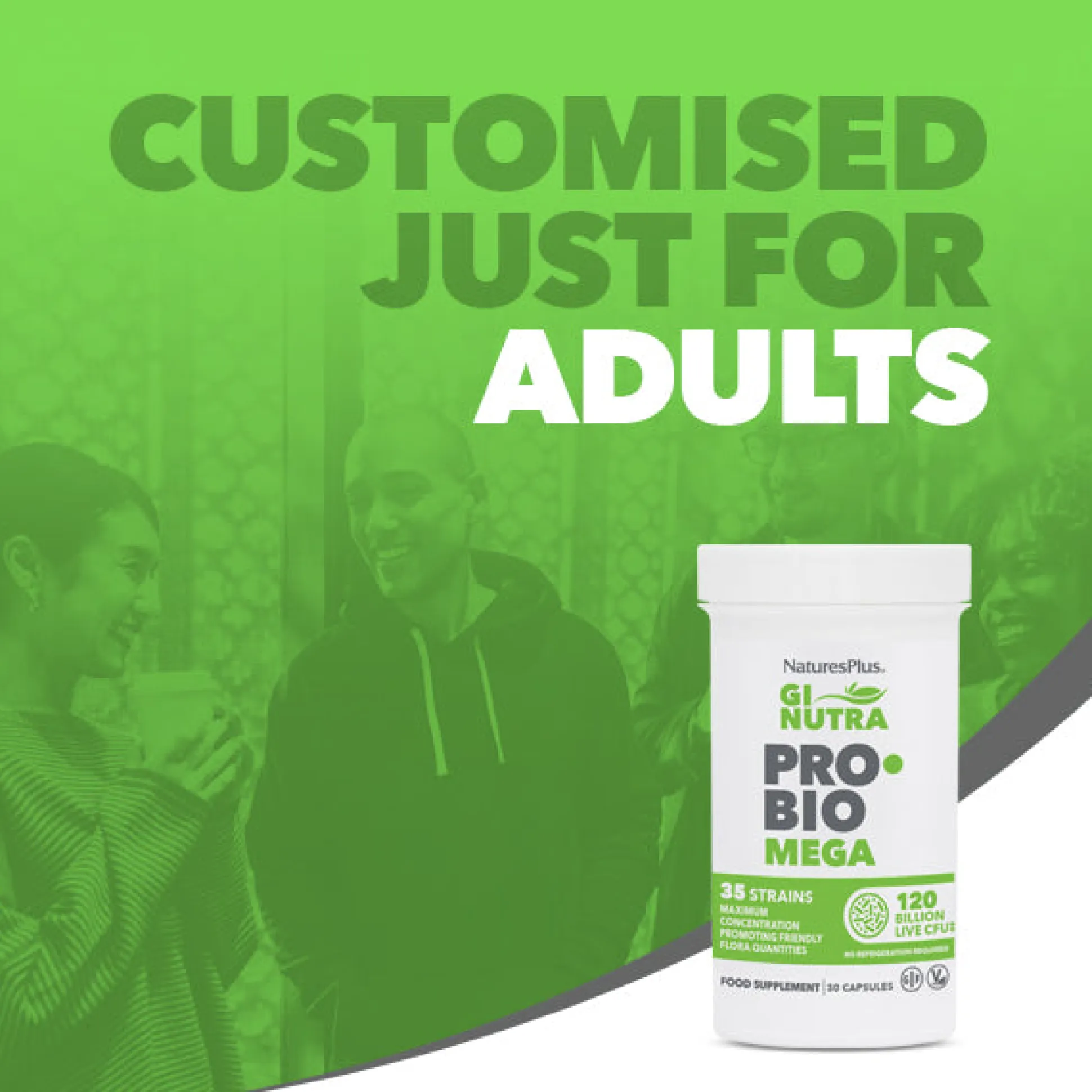 NaturesPlus Gi Nutra Pro-Bio Mega 30 caps