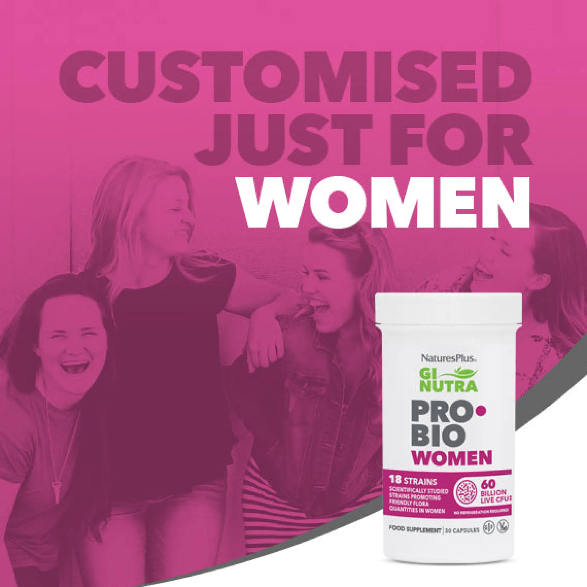 NaturesPlus Gi Nutra Pro-Bio Womens 30 caps