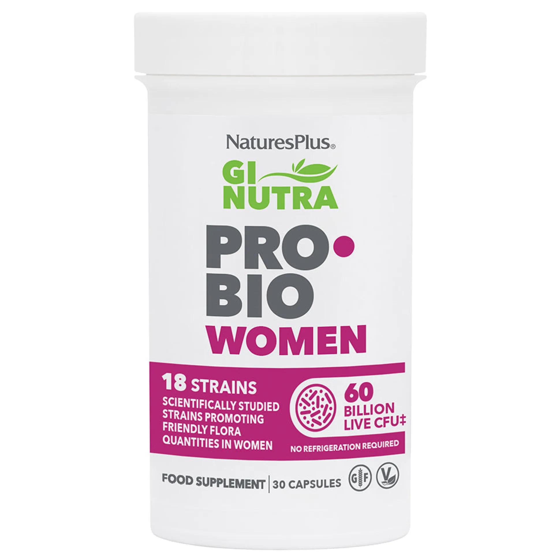 NaturesPlus Gi Nutra Pro-Bio Womens 30 caps