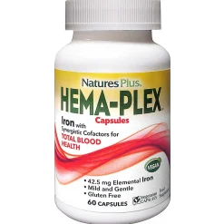 Nature's Plus Hema-Plex 60 caps