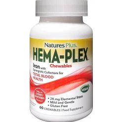 Nature's Plus Hema-Plex Chewables 60 chewables