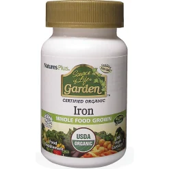 Nature's Plus Source of Life Garden Iron 30 caps