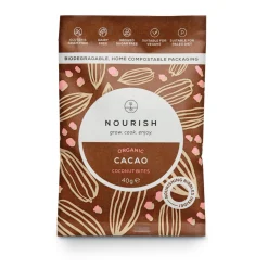 Nourish Organic Cacao Coconut Bites 40g