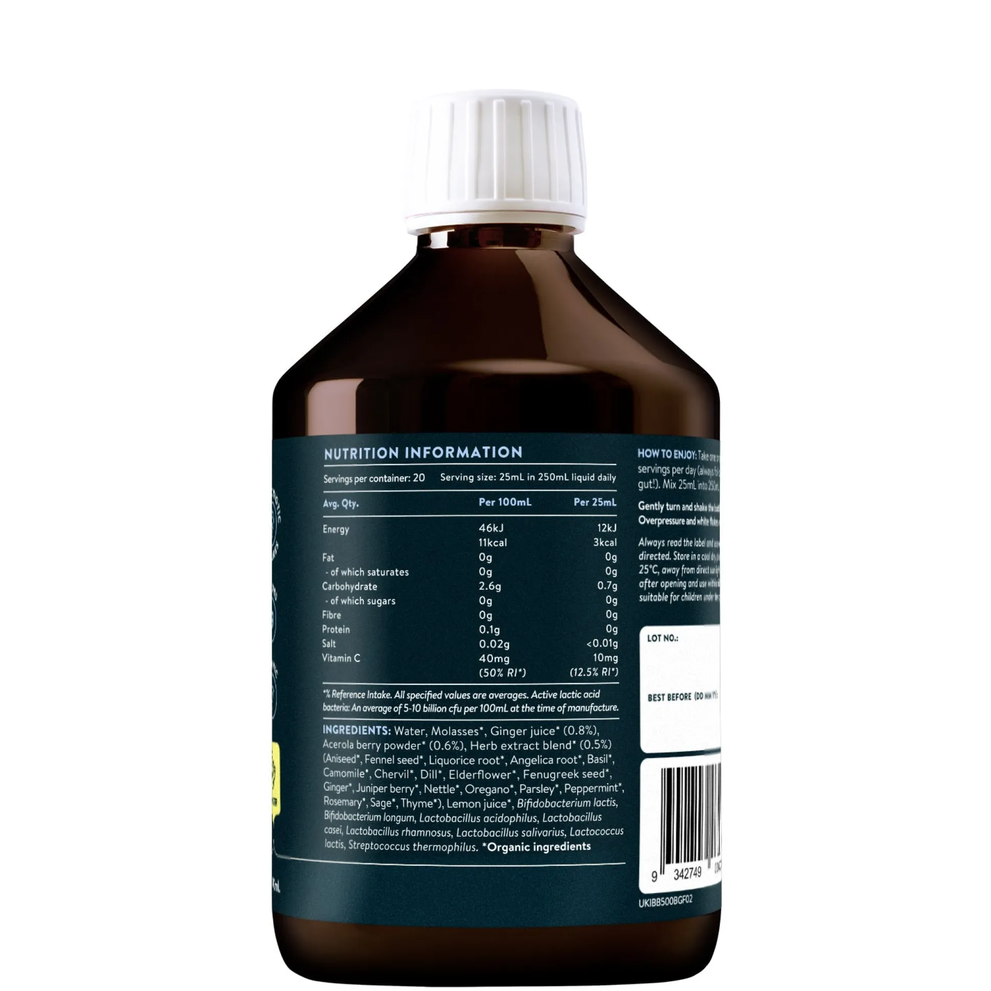 Nuzest Inner Biome Blend - Ginger 500ml