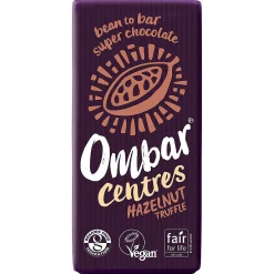 Ombar Hazelnut Truffle Centres 70g