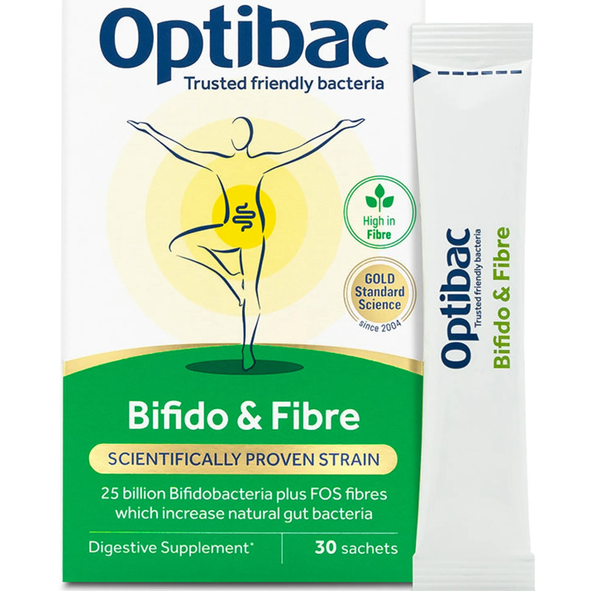 OptiBac Probiotics Bifidobacteria & Fibre 30 sachets