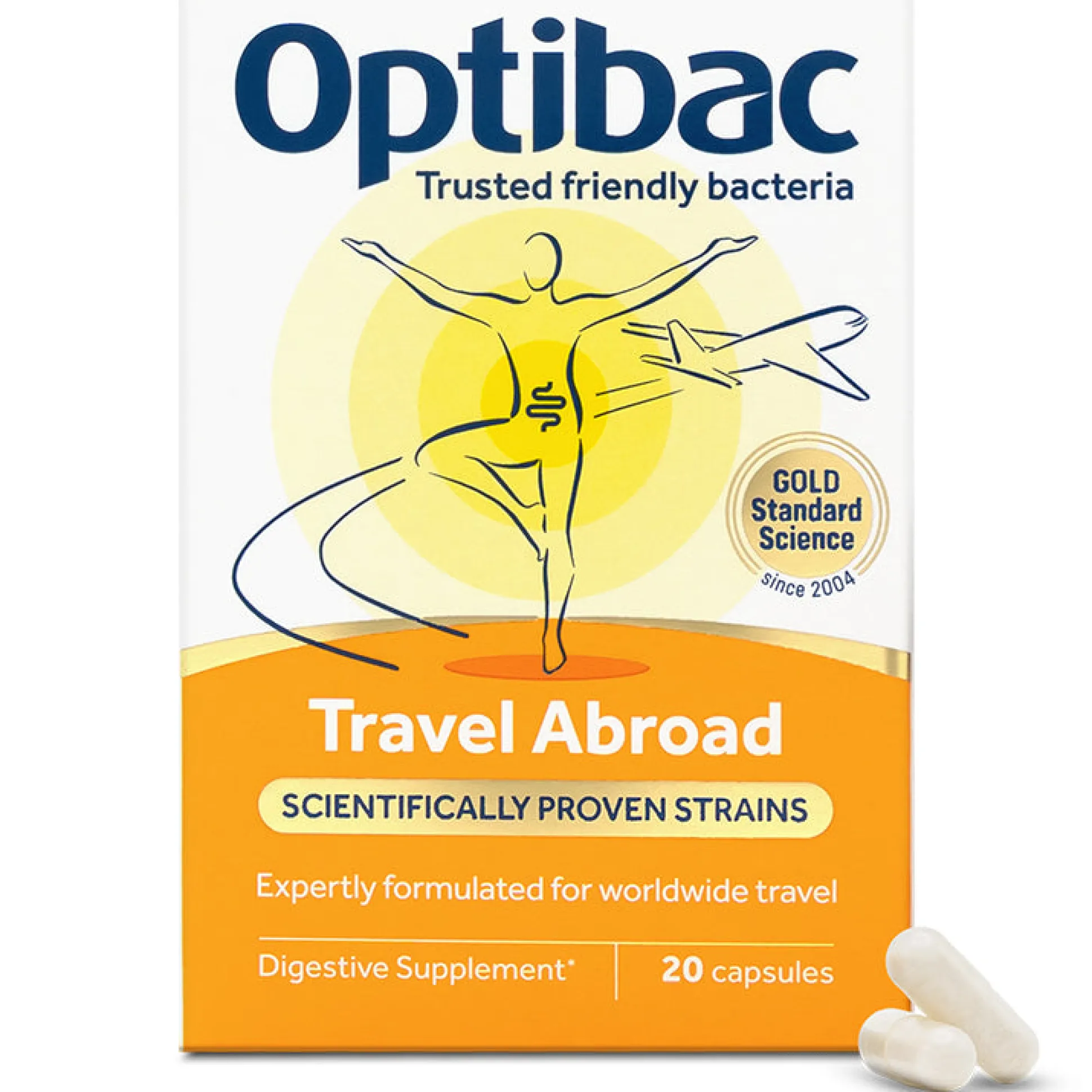 Optibac Travel Abroad 20 caps