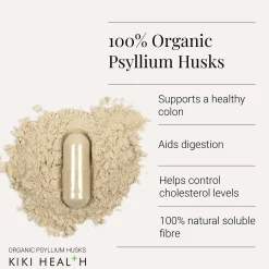 Organic Psyllium Husks Capsules 120 Vegicaps