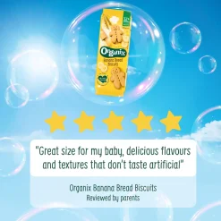 Organix Banana Bread Biscuits 135g