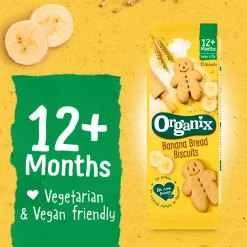 Organix Banana Bread Biscuits 135g