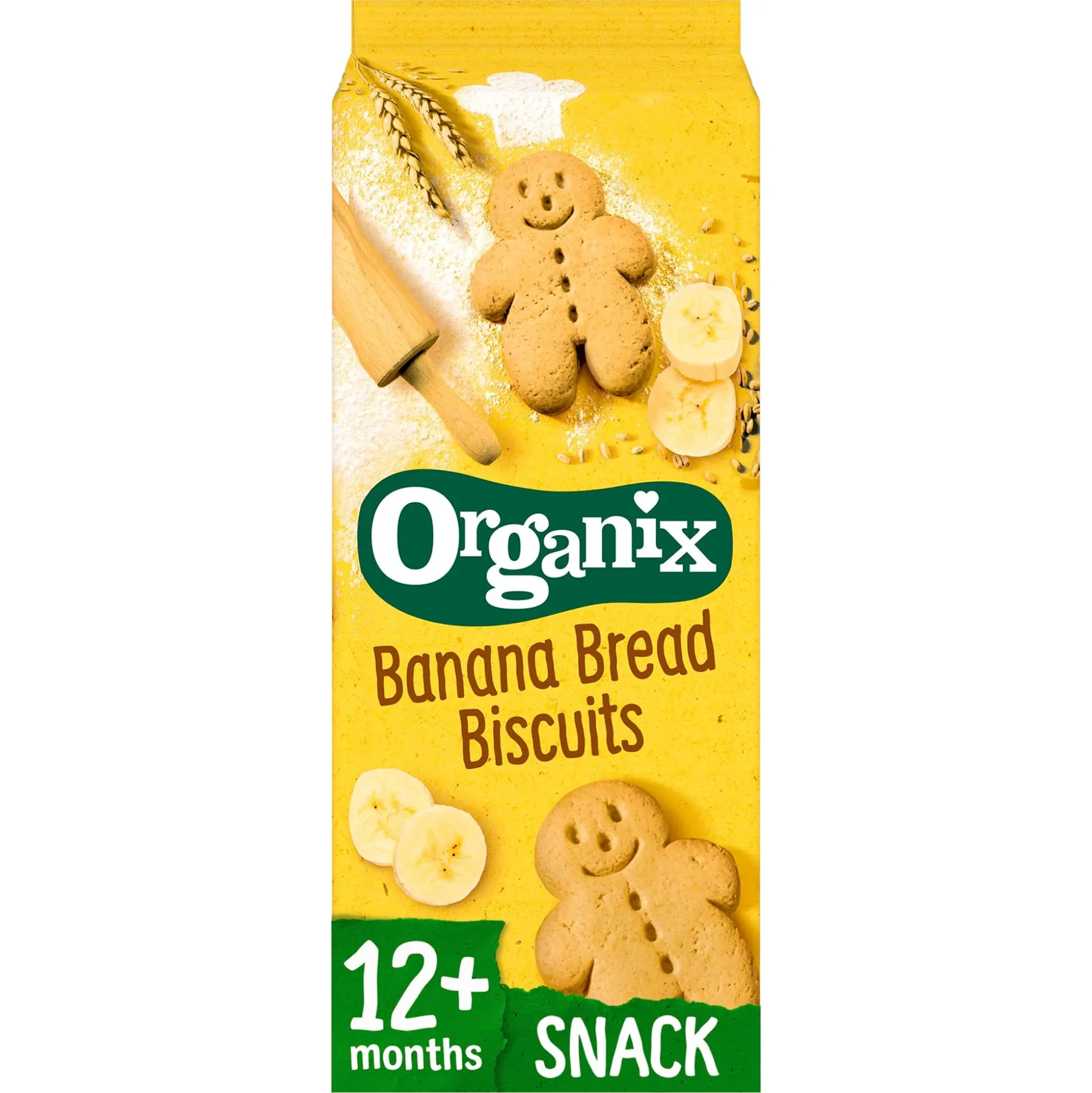 Organix Banana Bread Biscuits 135g