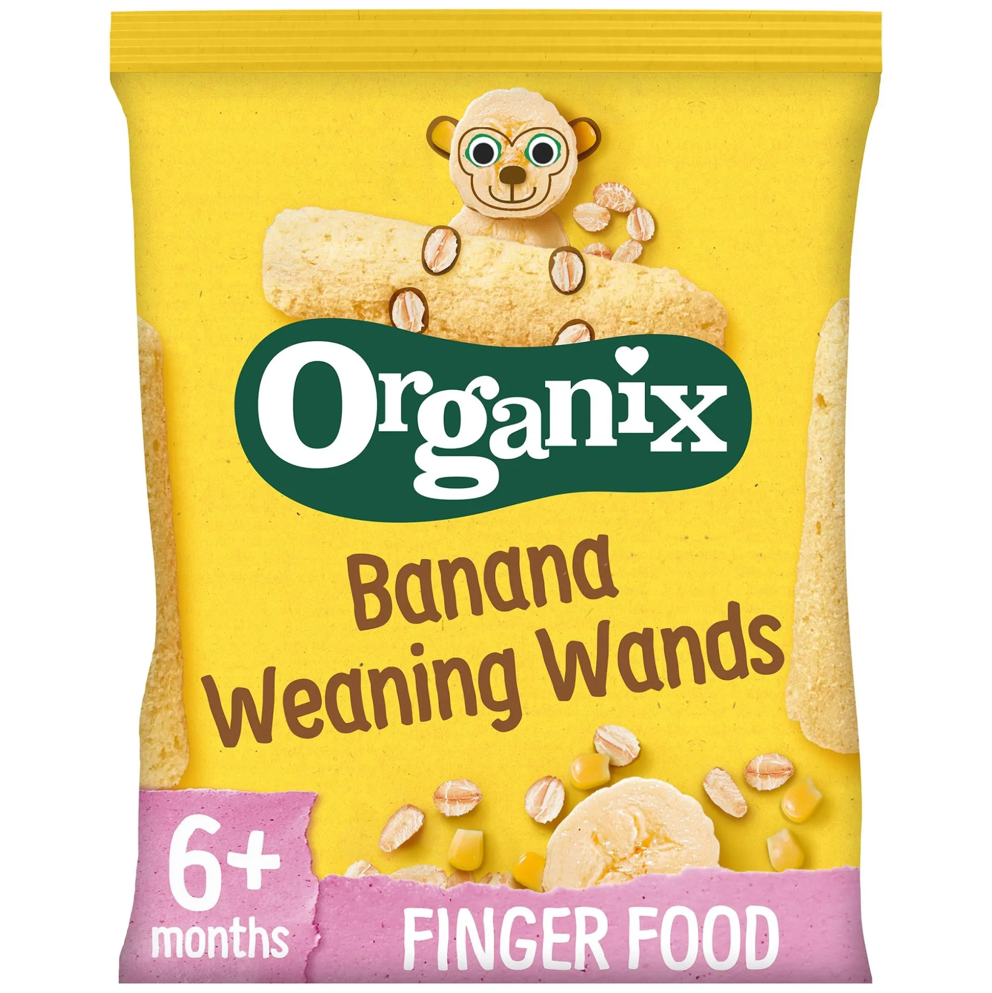 Organix Banana Weaning Wands 25g