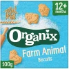 Organix Farm Animal Toddler Snack Biscuits 100g