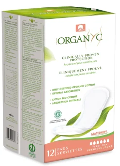 Organyc Maternity Pads 12pc