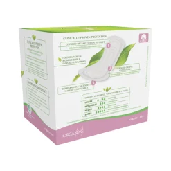 Organyc Panty Liners Folded; Light Flow 24