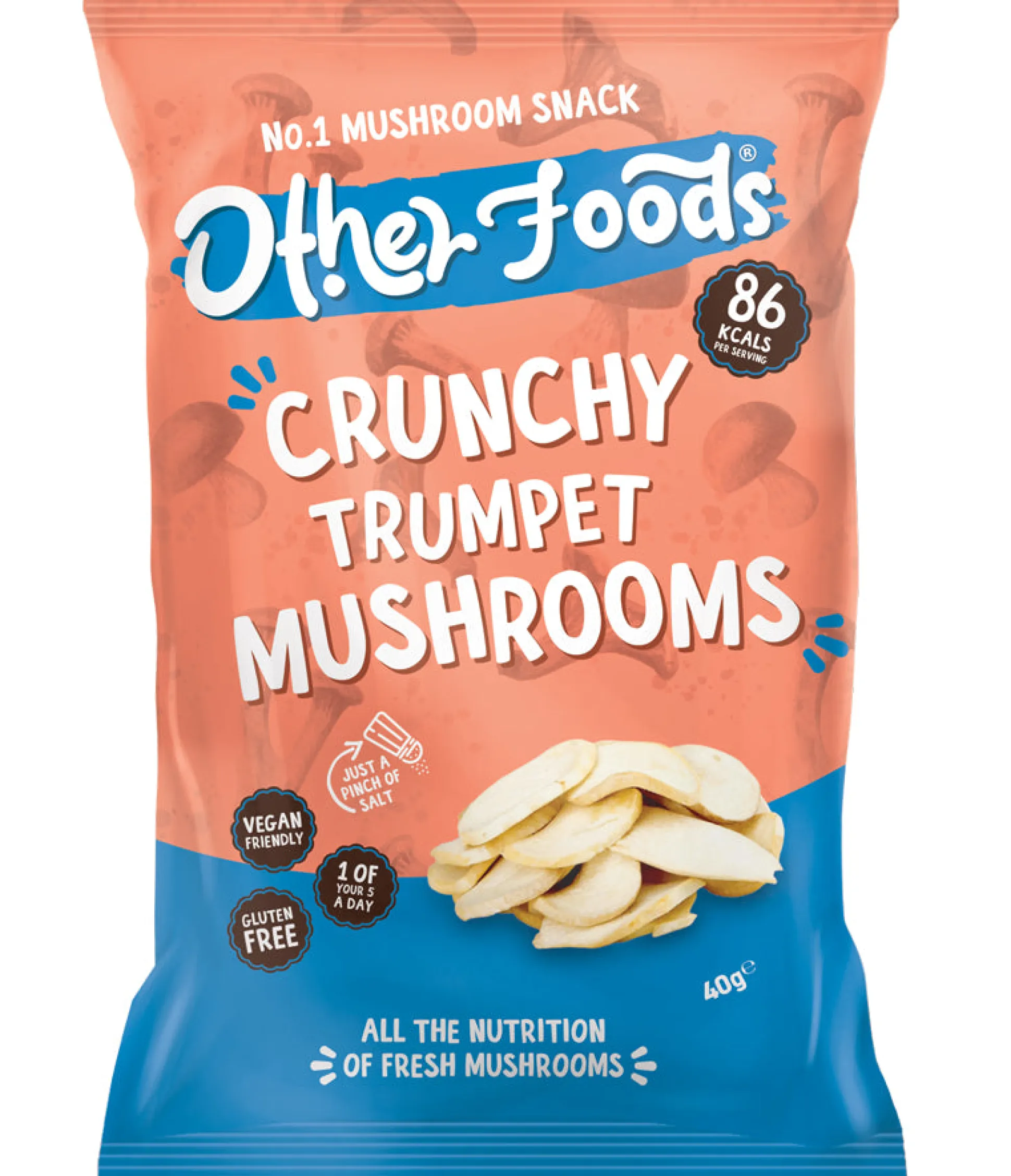 Other Foods Crunchy Trumpet Mushroom Chips 40g