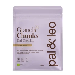 Pal & Leo Organic Granola Chunks Dark - Chocolate 250g