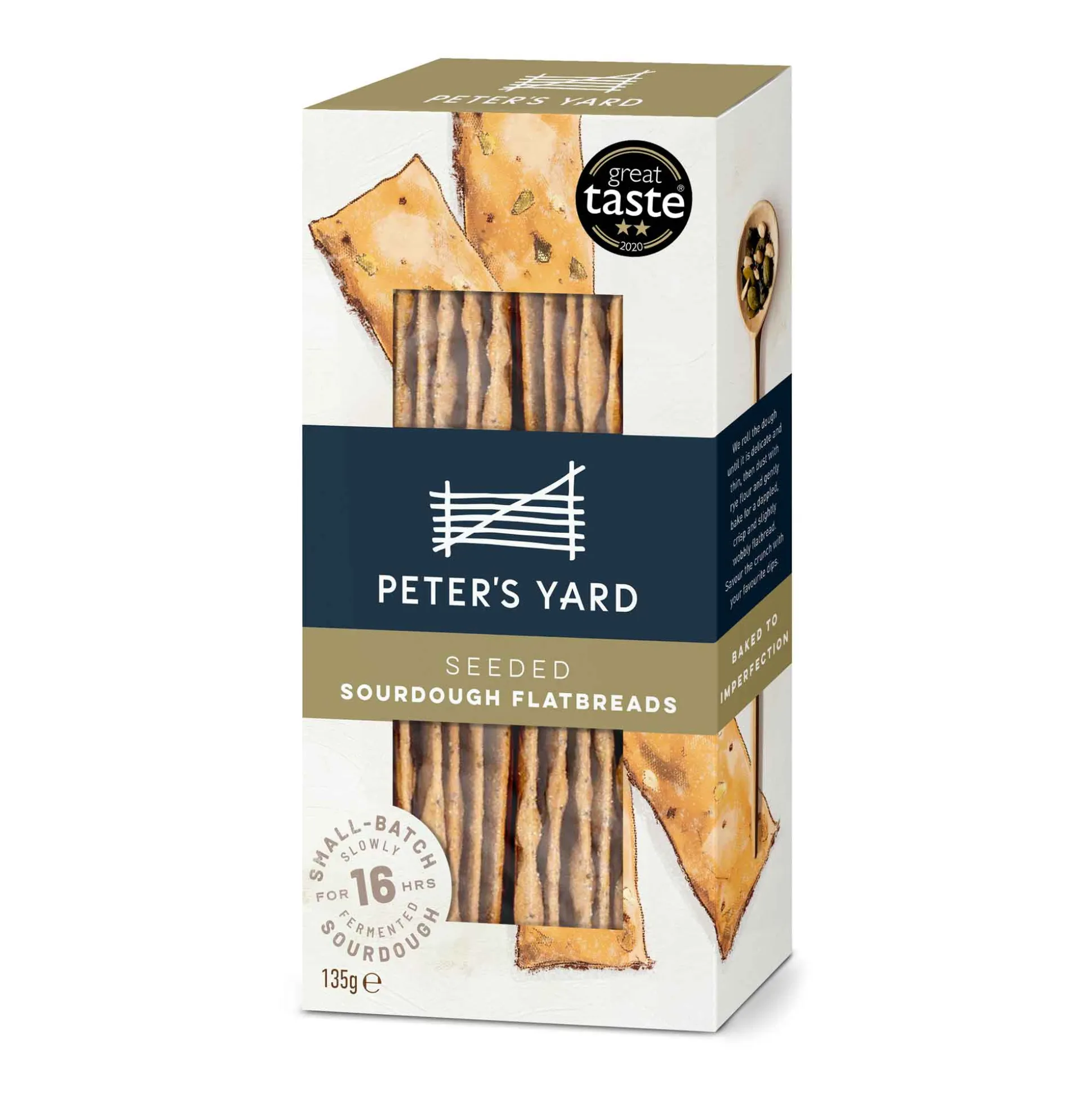 Peter's Yard Sourdough Flatbread - Seeded 135g