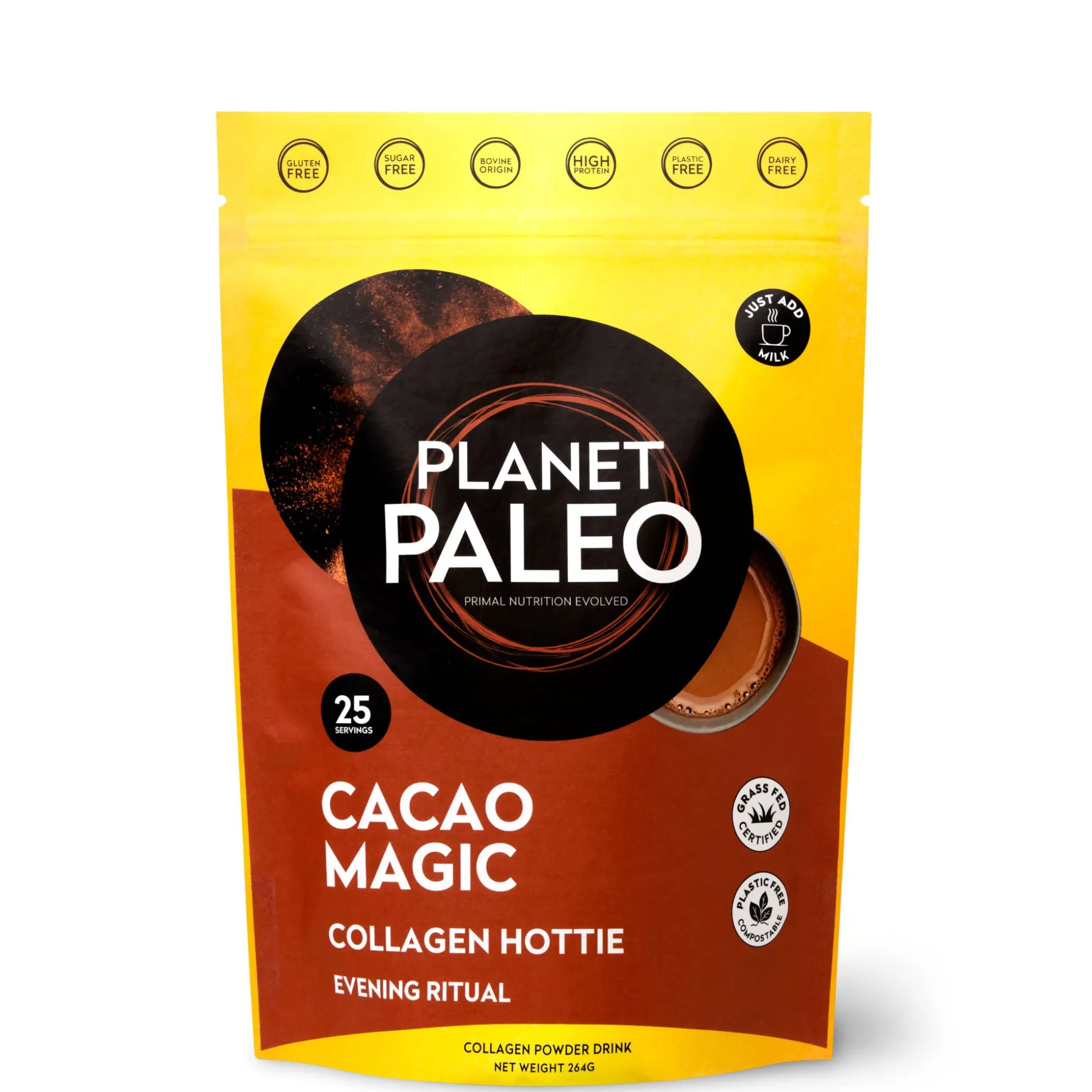 Planet Paleo Pure Collagen - Cacao Magic 264g