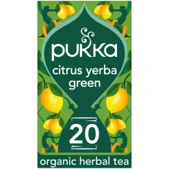 Pukka Organic Citrus, Yerba Mate & Green Tea with Guarana 20 bags