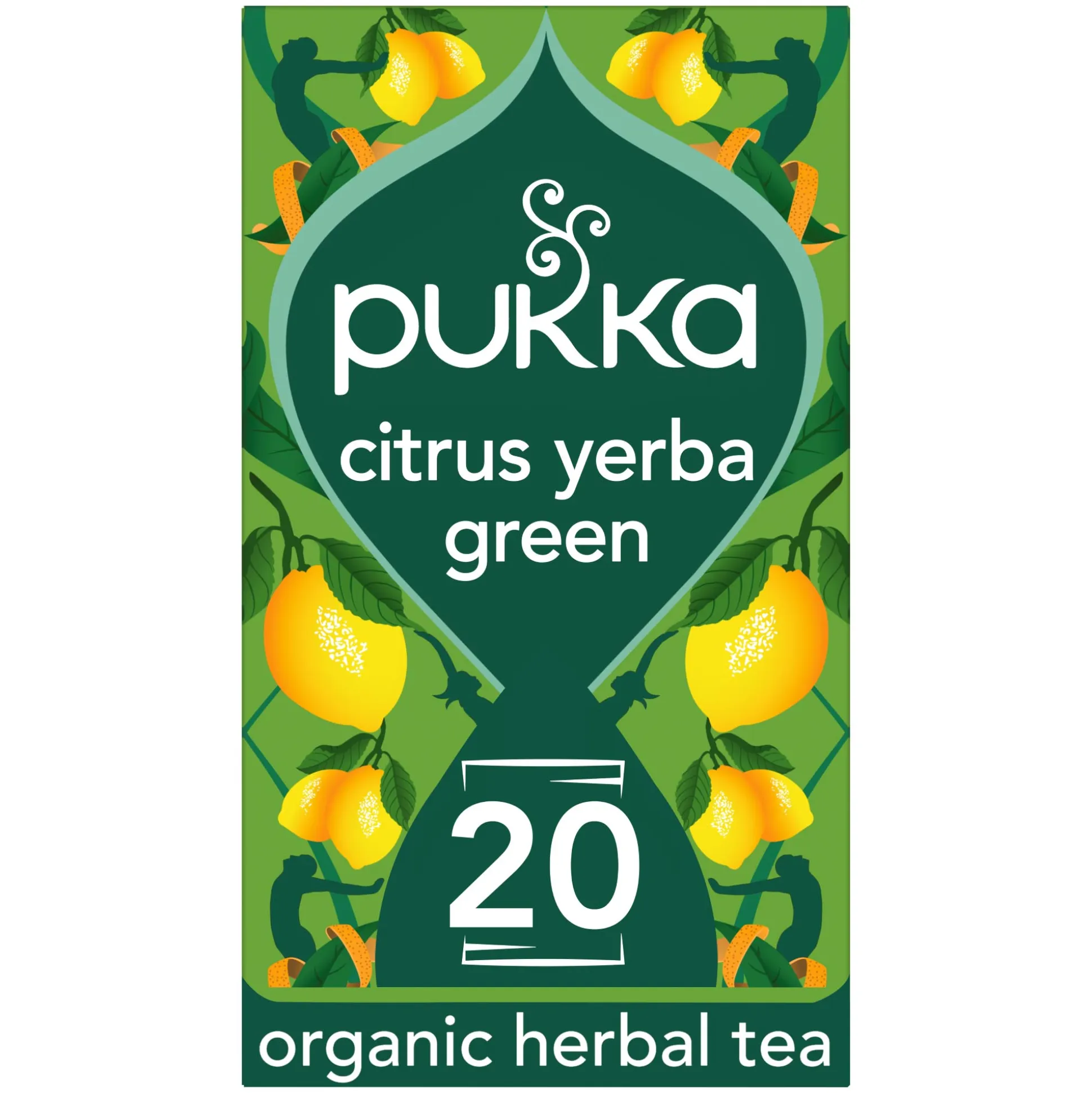 Pukka Organic Citrus, Yerba Mate & Green Tea with Guarana 20 bags
