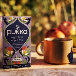 Pukka Organic Night Time Apple Chai Herbal Tea With Chamomile 20 bags