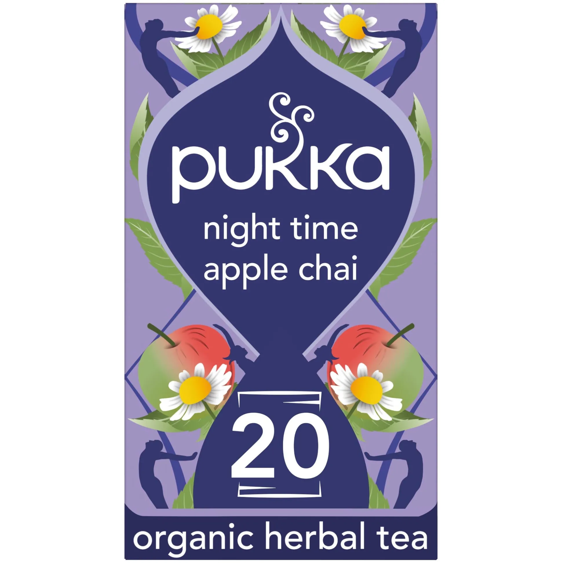 Pukka Organic Night Time Apple Chai Herbal Tea With Chamomile 20 bags