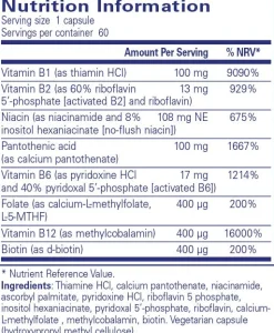 Pure Encapsulations B-Complex Plus 60