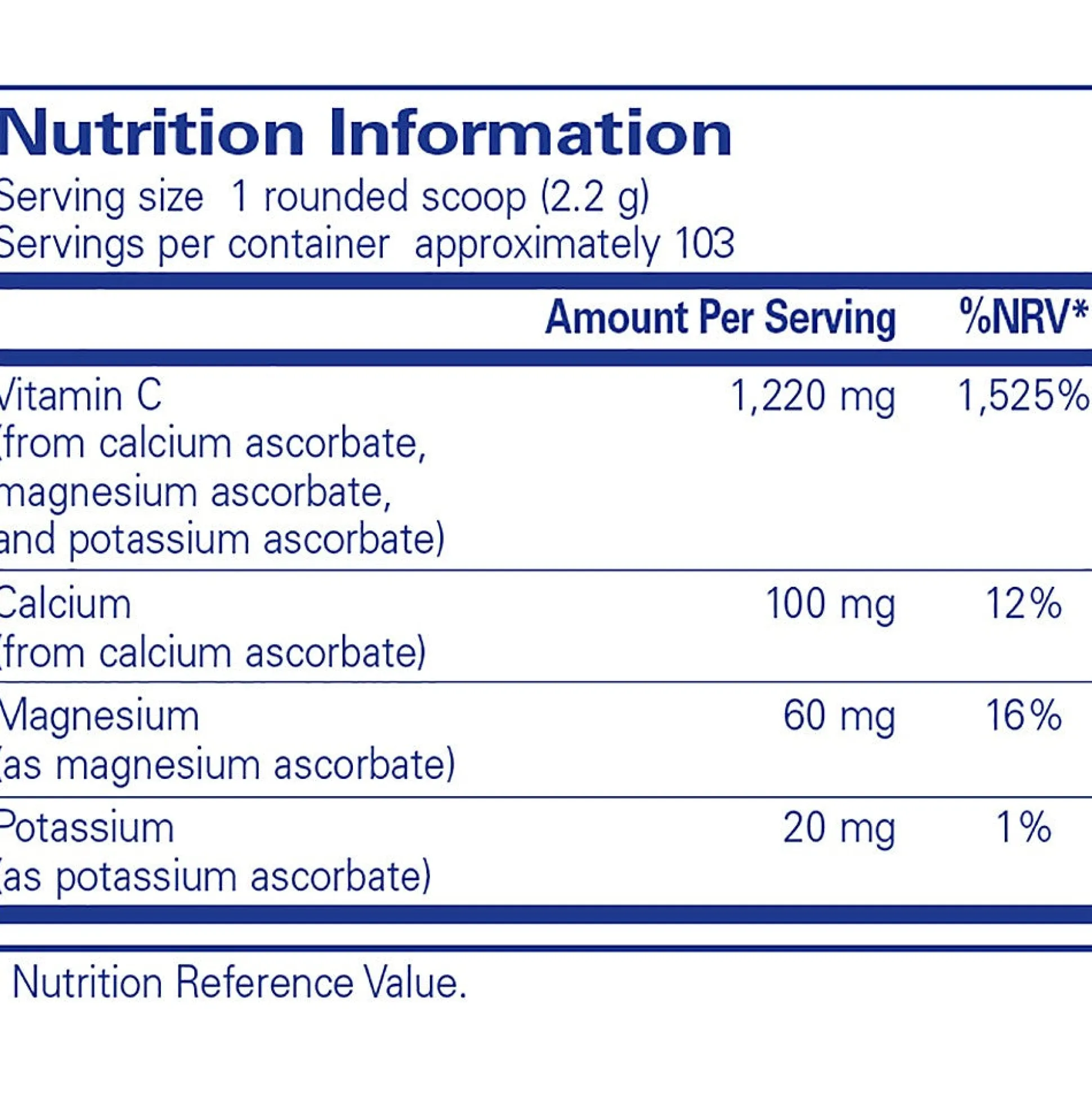Pure Encapsulations Buffered Ascorbic Acid Powder 227g