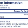 Pure Encapsulations Calcium (citrate) 180 caps