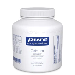 Pure Encapsulations Calcium (citrate) 180 caps