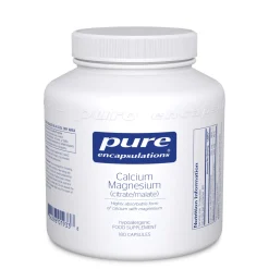 Pure Encapsulations Calcium Magnesium (citrate/malate) 180 caps