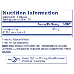 Pure Encapsulations CoQ10 120 MG 60 caps