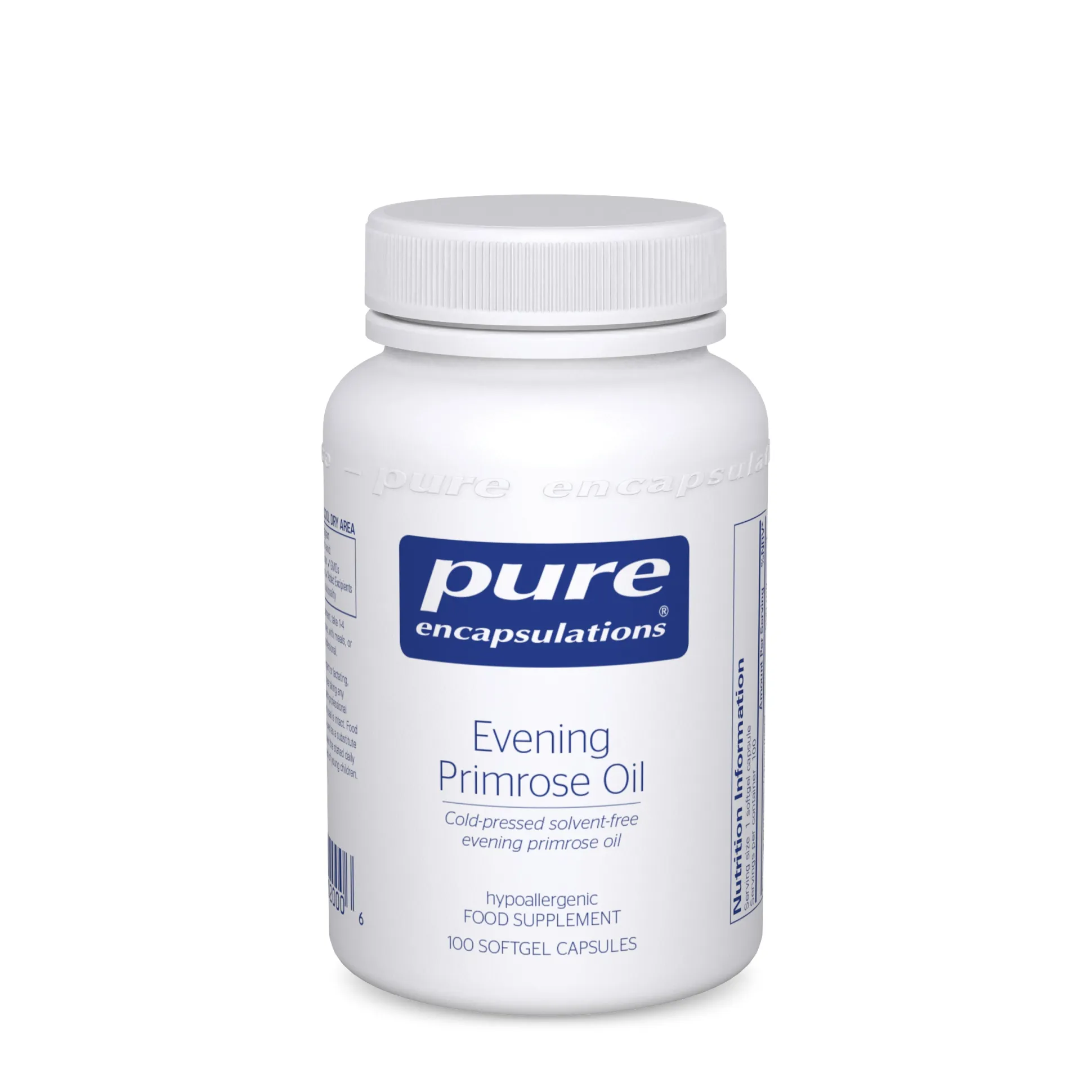 Pure Encapsulations Evening Primrose Oil 100 softgels