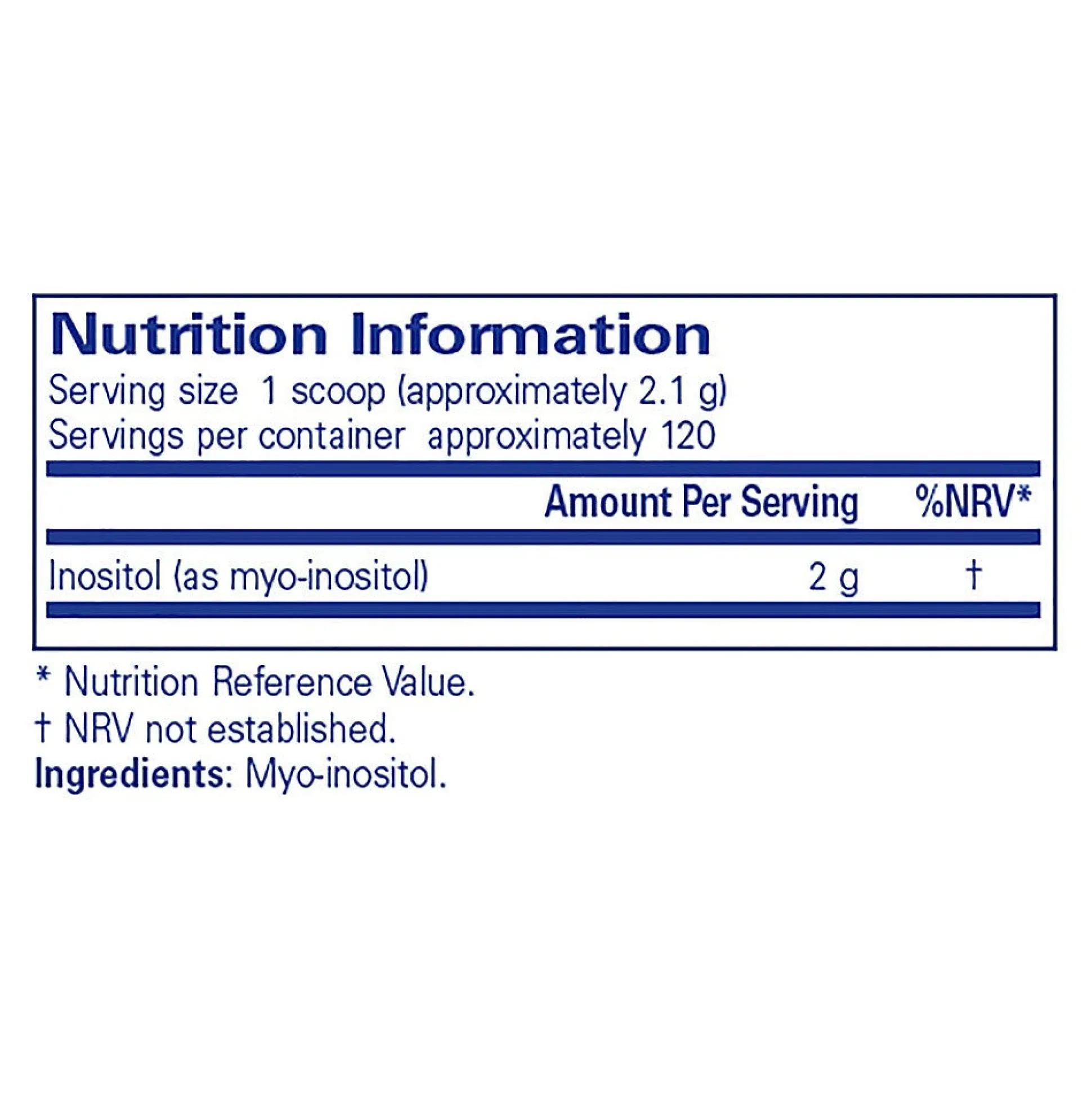 Pure Encapsulations Inositol Powder 250g